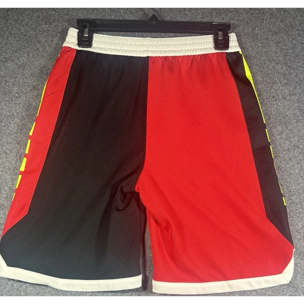 Nike Boys Elite Basketball Shorts Black and Red large